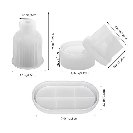 3 pcs set mold