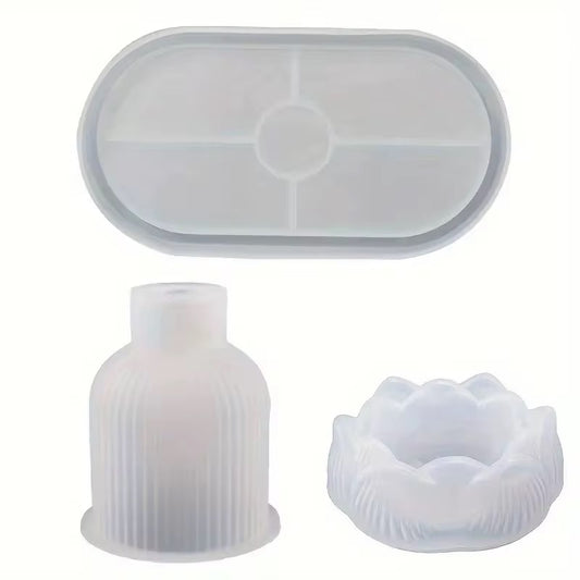 3pcs Silicone Molds